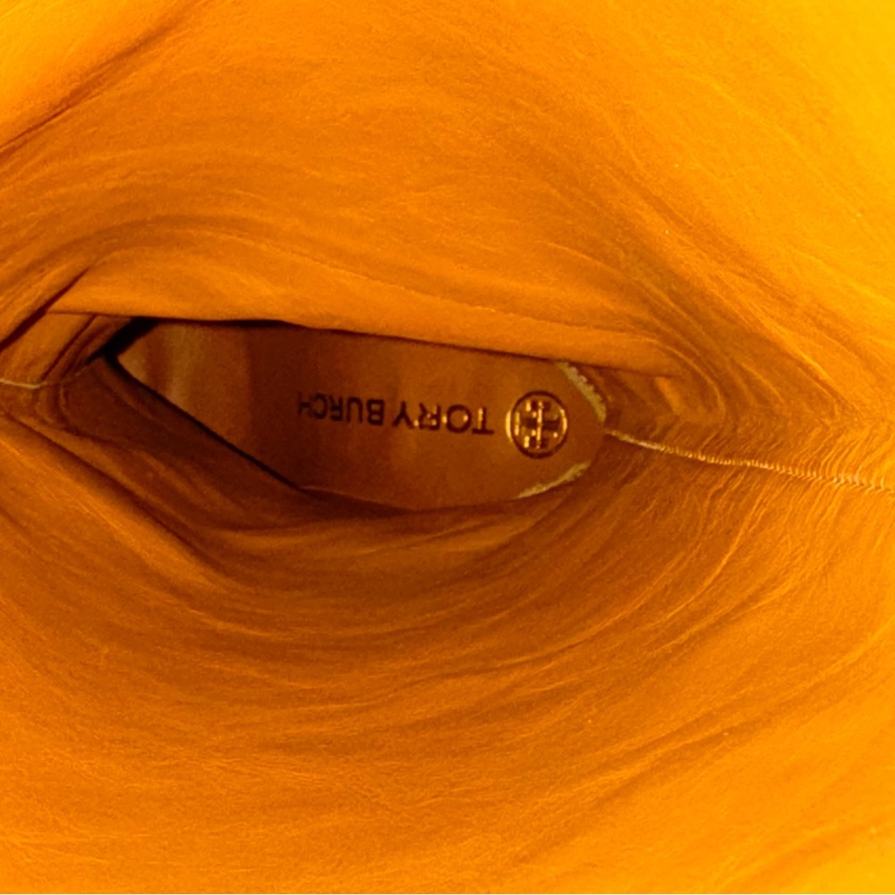 TORY BURCH Banana Heel Boot - Butterscotch - Size - 6 - Picture 15 of 16